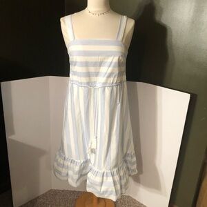 Lumiere Striped Peplum Bottom Dress Size Small NWT